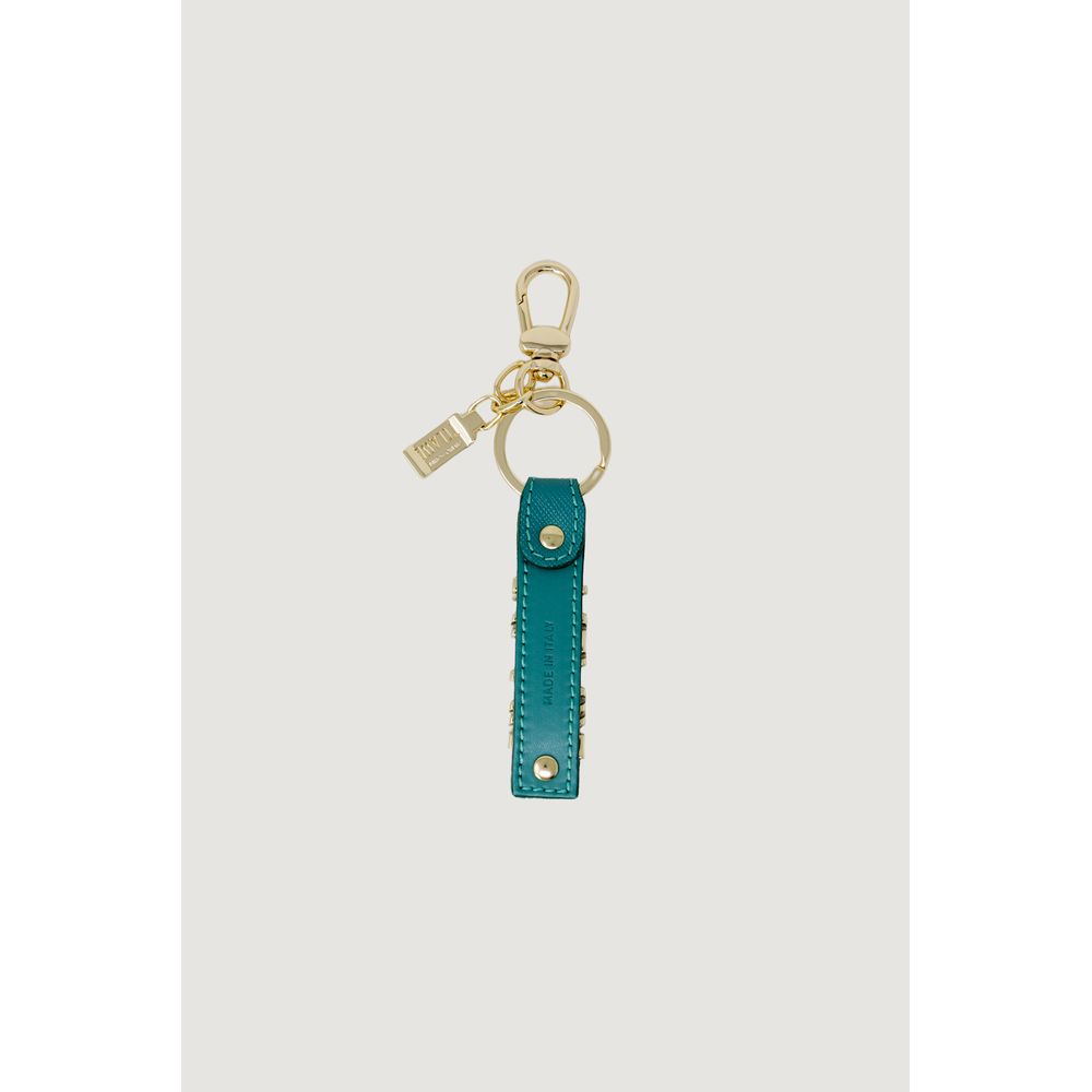 Alviero Martini Prima Classe Green Leather Keychain Alviero Martini Prima Classe Lavender