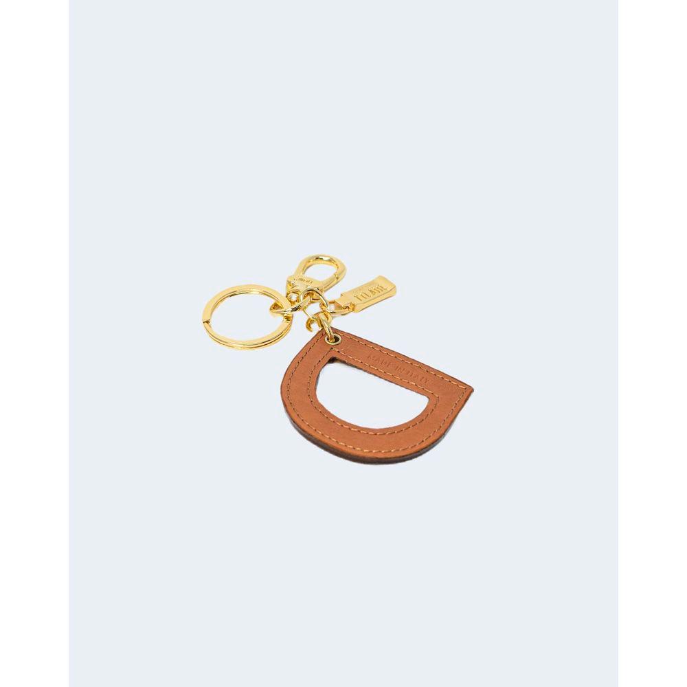 Alviero Martini Prima Classe Beige Leather Keychain Alviero Martini Prima Classe Lavender
