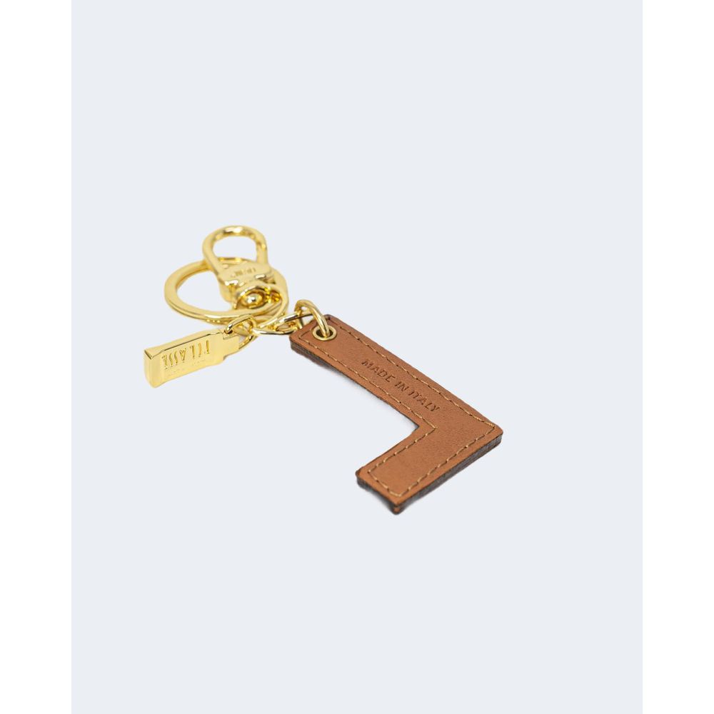 Alviero Martini Prima Classe Beige Leather Keychain Alviero Martini Prima Classe Lavender