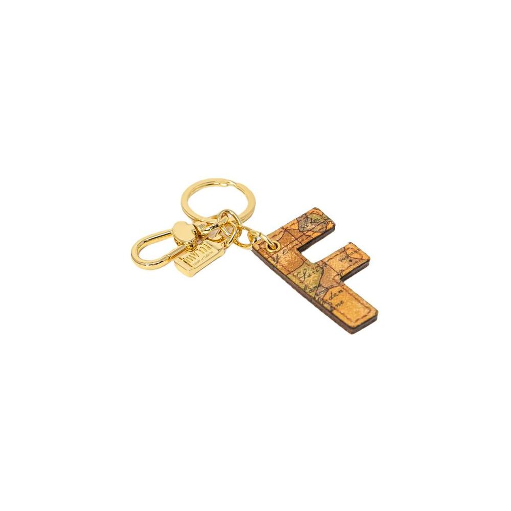 Alviero Martini Prima Classe Beige Polyethylene Keychain Alviero Martini Prima Classe Dark Khaki
