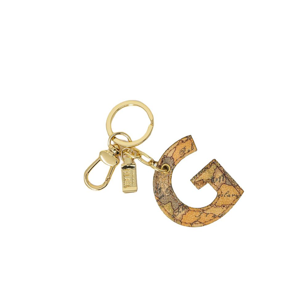 Alviero Martini Prima Classe Beige Polyethylene Keychain Alviero Martini Prima Classe Dark Khaki