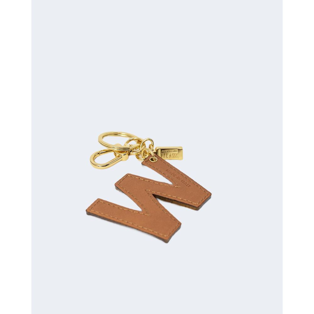 Alviero Martini Prima Classe Beige Leather Keychain Alviero Martini Prima Classe Lavender
