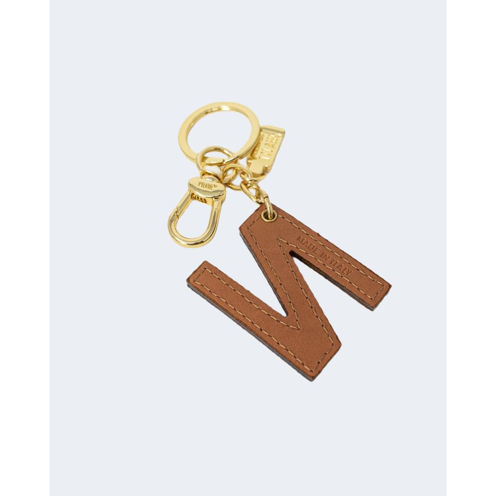 Alviero Martini Prima Classe Beige Leather Keychain Alviero Martini Prima Classe Lavender