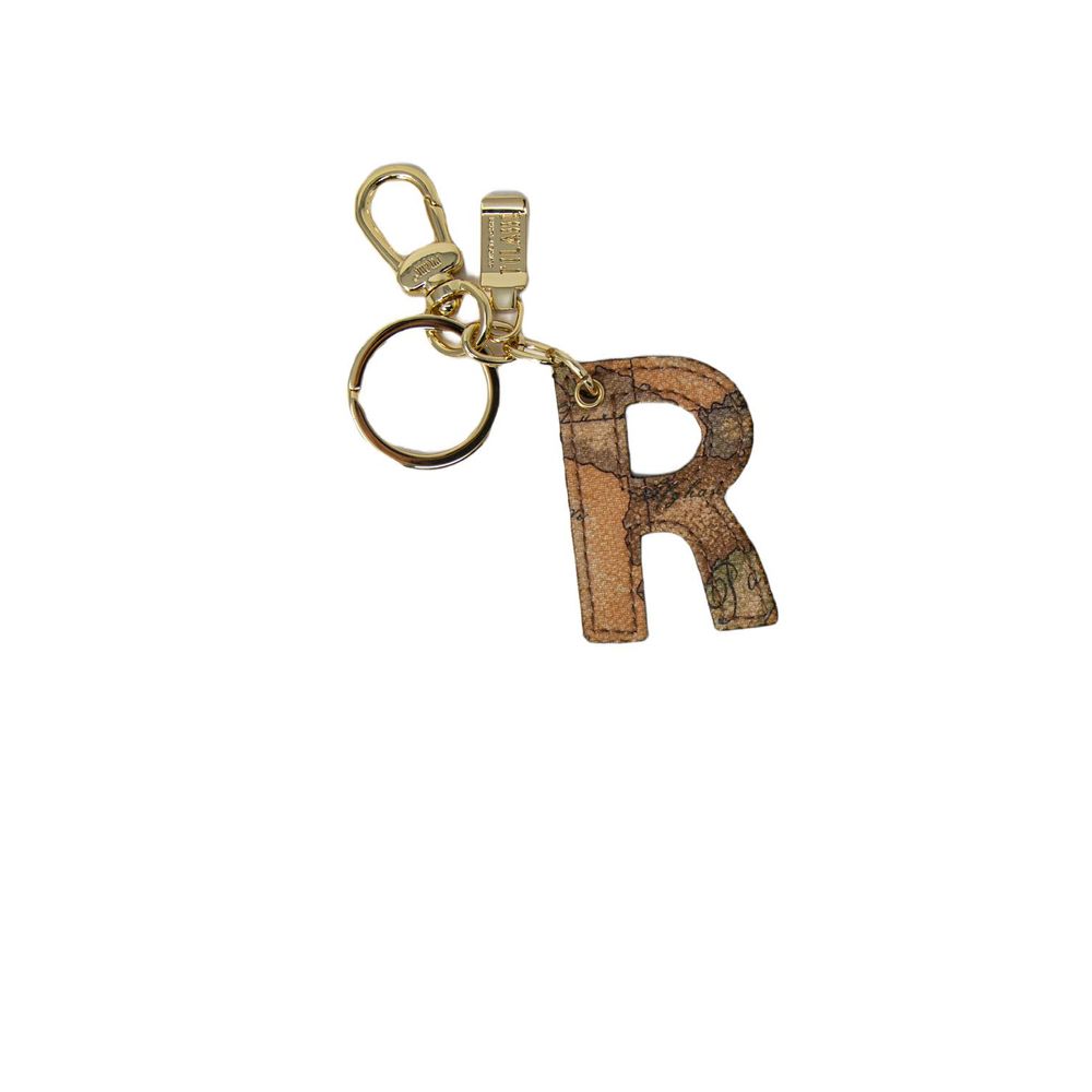 Alviero Martini Prima Classe Beige Leather Keychain Alviero Martini Prima Classe Dim Gray