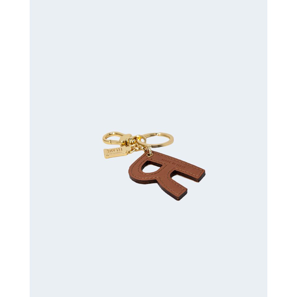 Alviero Martini Prima Classe Beige Leather Keychain Alviero Martini Prima Classe Lavender