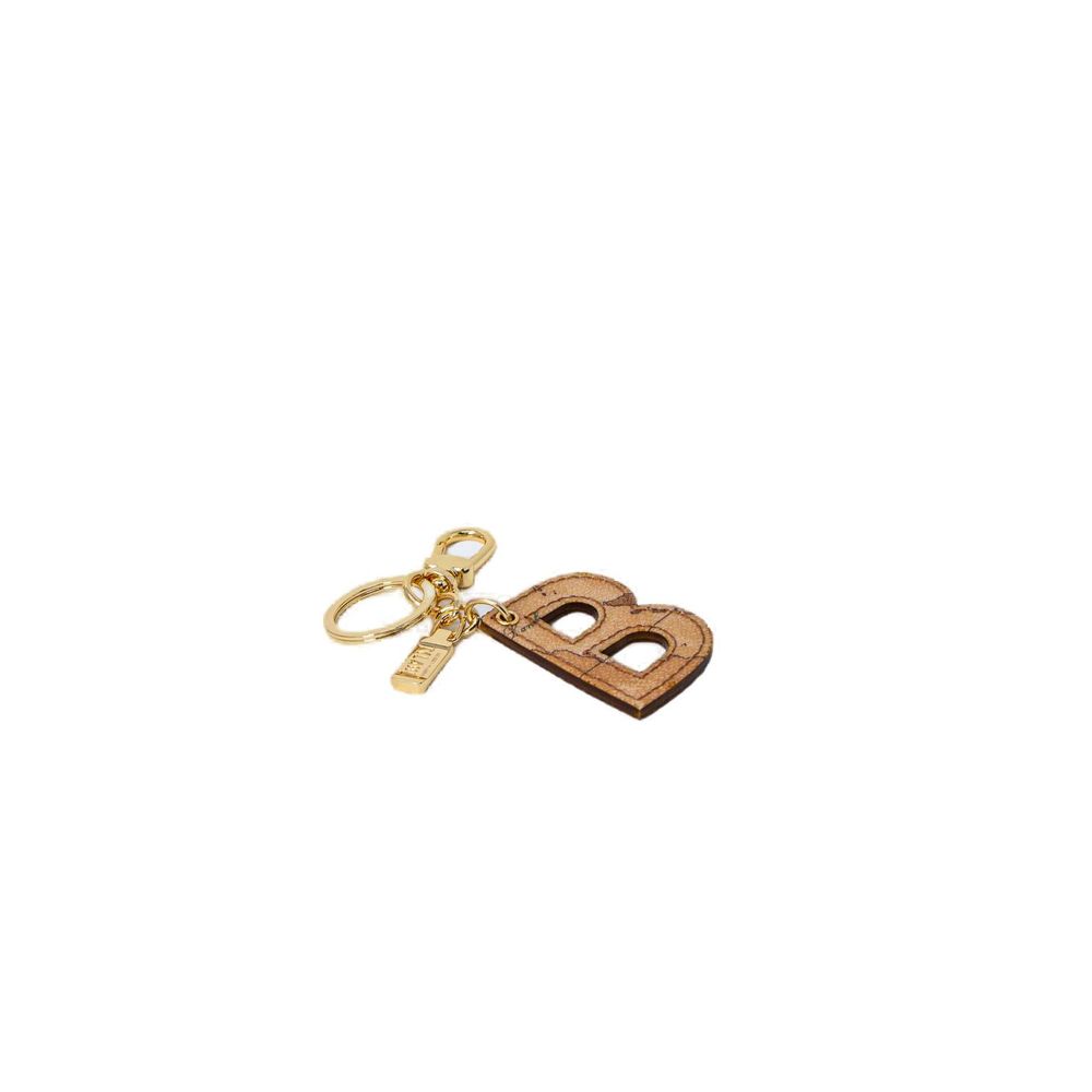 Alviero Martini Prima Classe Beige Cotton Keychain Alviero Martini Prima Classe Dark Khaki