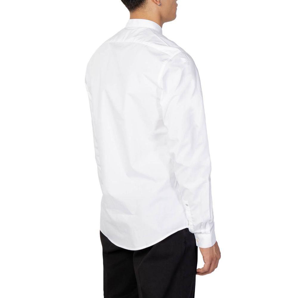Antony Morato White Cotton Shirt Antony Morato Lavender