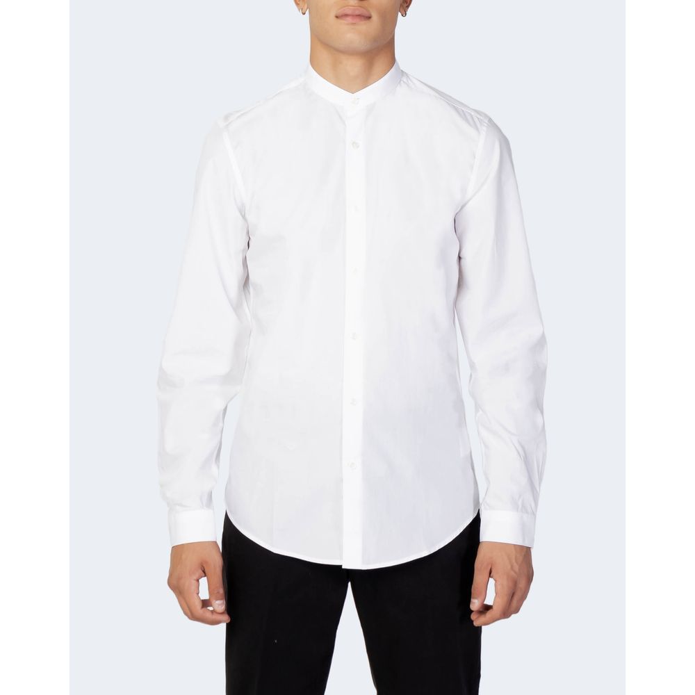 Antony Morato White Cotton Shirt Antony Morato Lavender