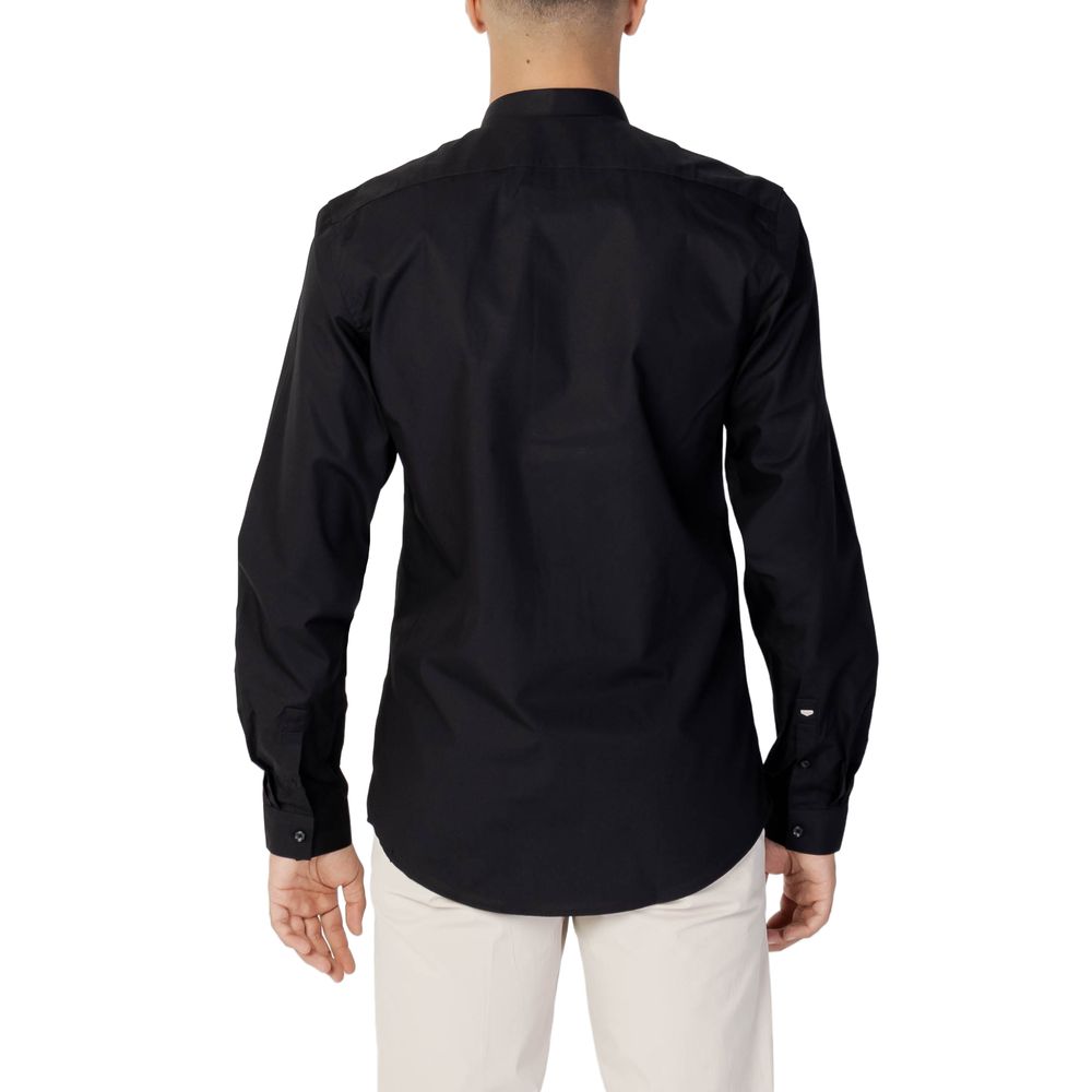 Antony Morato Black Cotton Shirt Antony Morato Gray