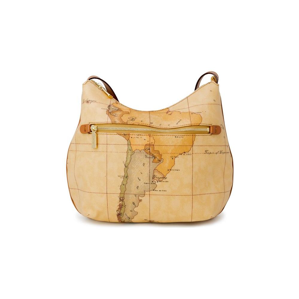 Alviero Martini Prima Classe Beige Cotton Handbag Alviero Martini Prima Classe Tan