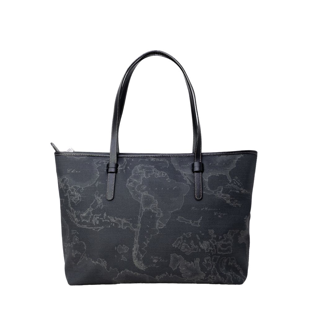 Alviero Martini Prima Classe Black Polyester Handbag Alviero Martini Prima Classe Dark Slate Gray