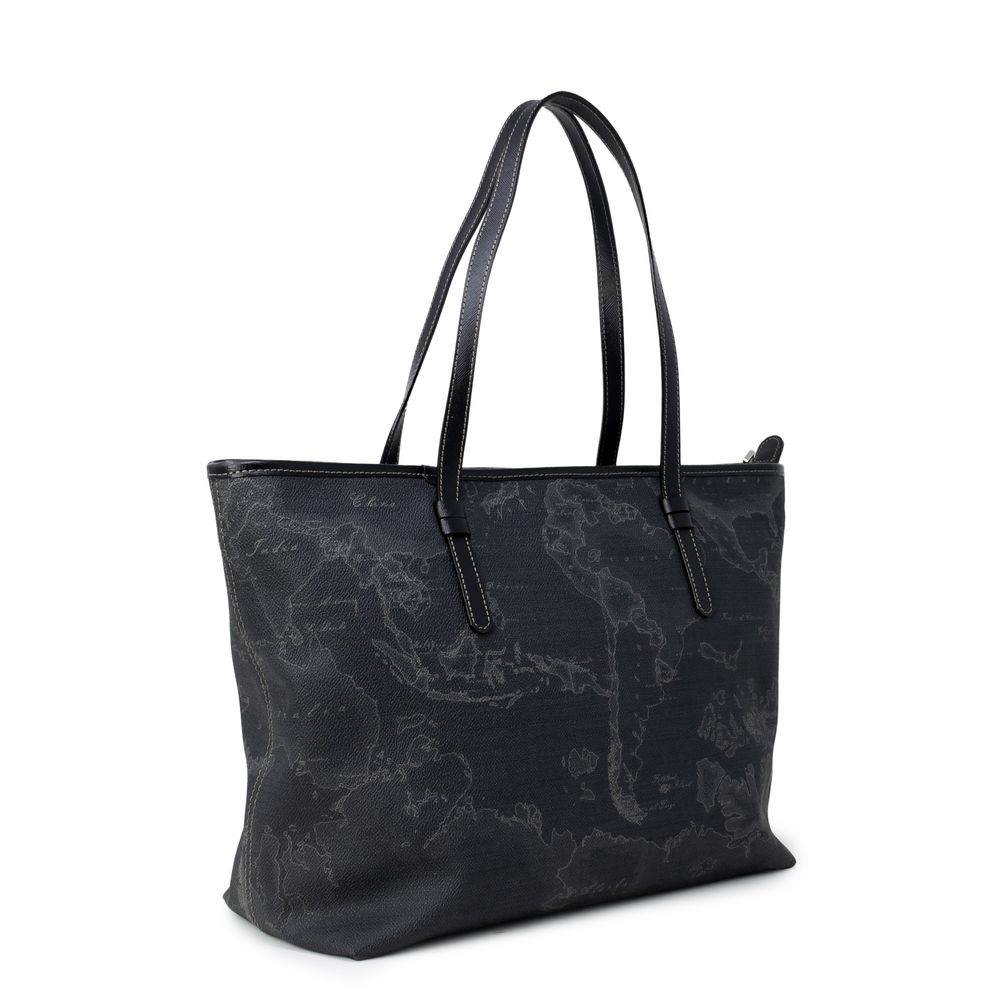 Alviero Martini Prima Classe Black Polyester Handbag Alviero Martini Prima Classe Dark Slate Gray