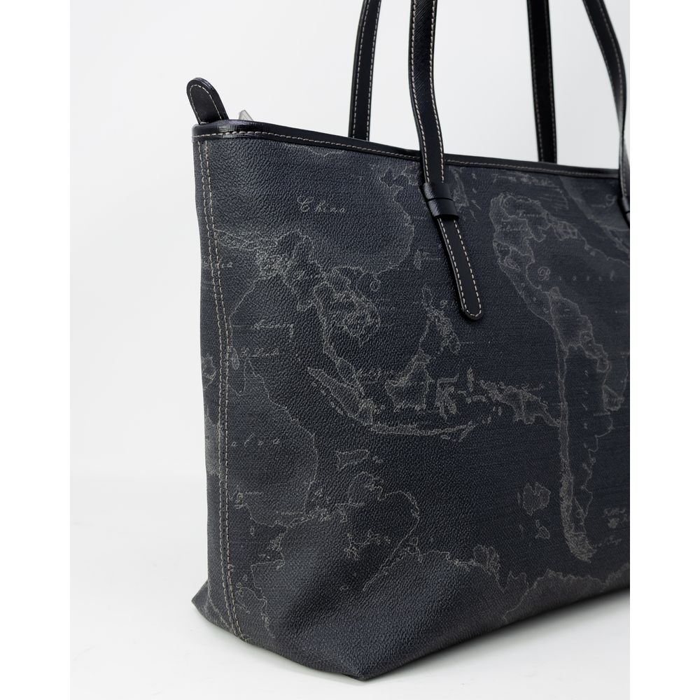 Alviero Martini Prima Classe Black Polyester Handbag Alviero Martini Prima Classe Dark Slate Gray