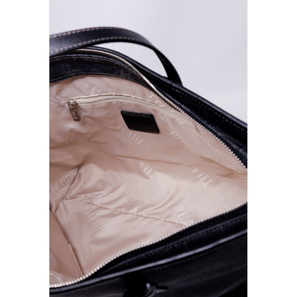 Alviero Martini Prima Classe Black Polyester Handbag Alviero Martini Prima Classe Gray