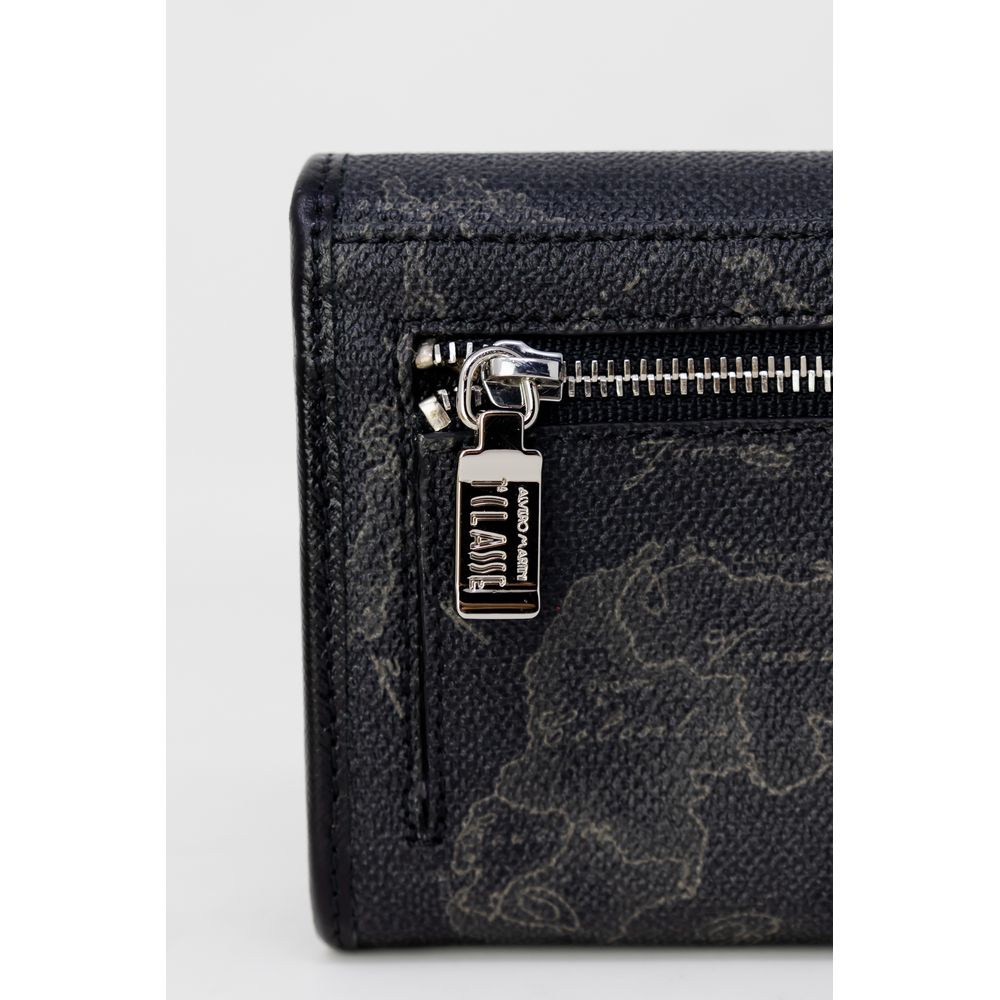 Alviero Martini Prima Classe Black Leather Wallet Alviero Martini Prima Classe Dark Slate Gray