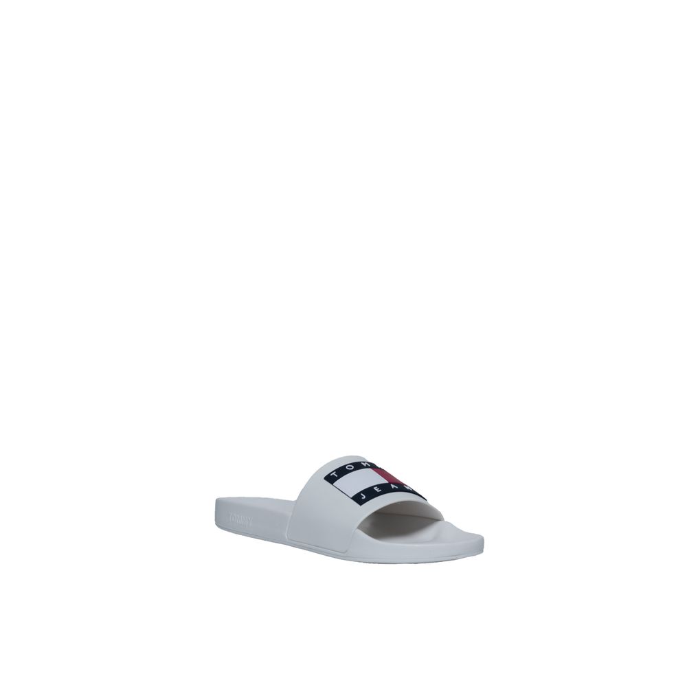 Tommy Hilfiger Jeans Cream Polyethylene Sandal Tommy Hilfiger Jeans Gray