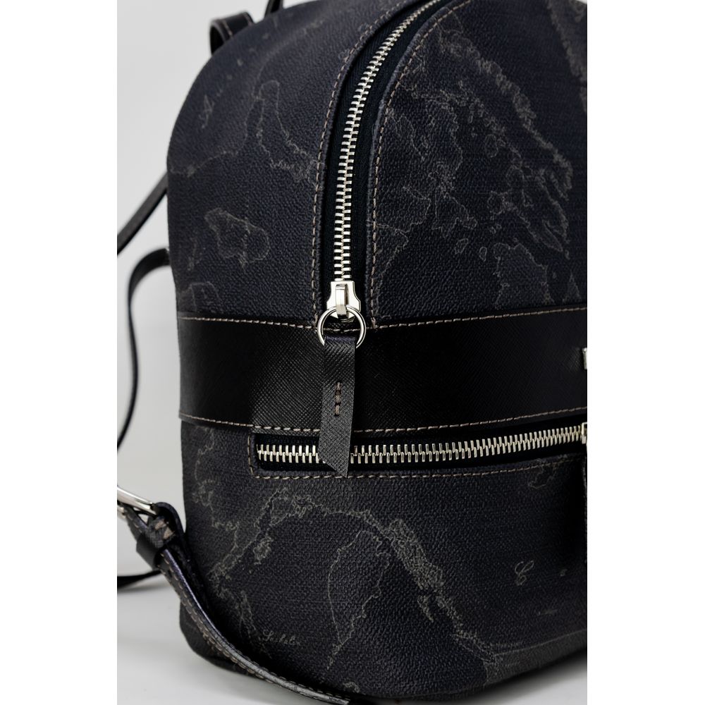 Alviero Martini Prima Classe Black Leather Backpack Alviero Martini Prima Classe Black