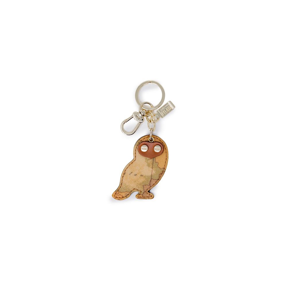 Alviero Martini Prima Classe Beige Leather Keychain Alviero Martini Prima Classe Rosy Brown