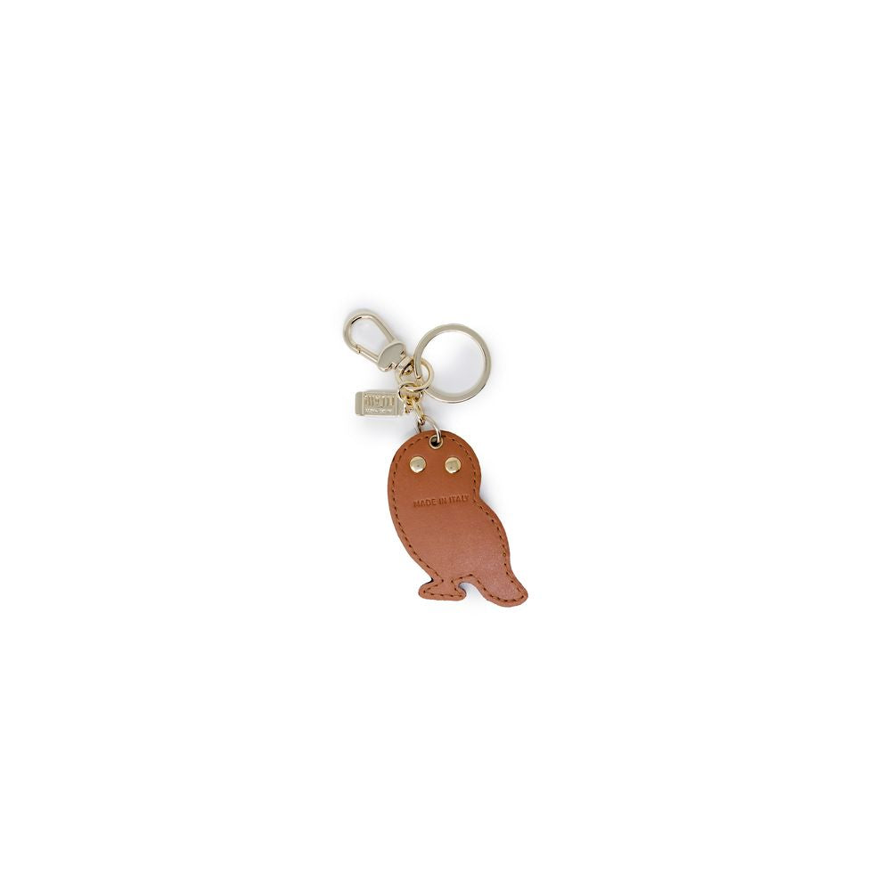 Alviero Martini Prima Classe Beige Leather Keychain Alviero Martini Prima Classe Light Gray