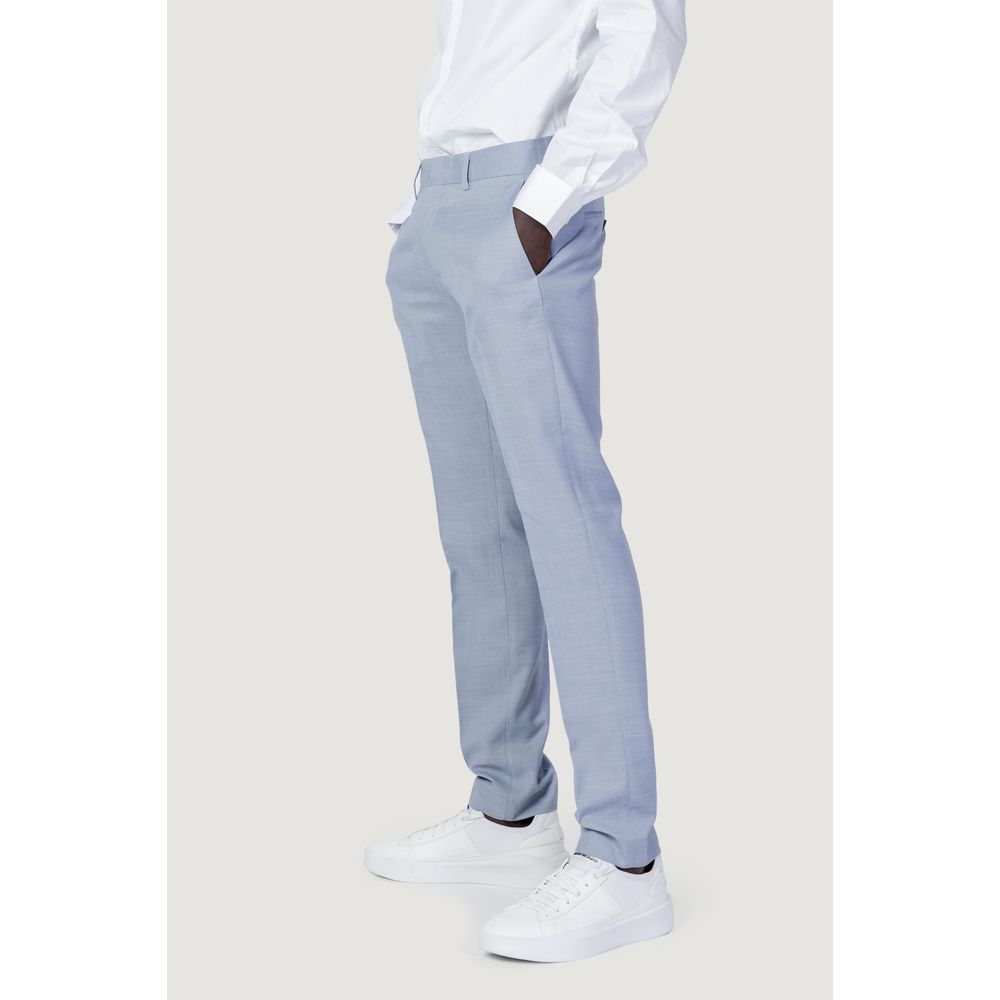 Antony Morato Blue Polyester Jeans & Pant Antony Morato Light Gray