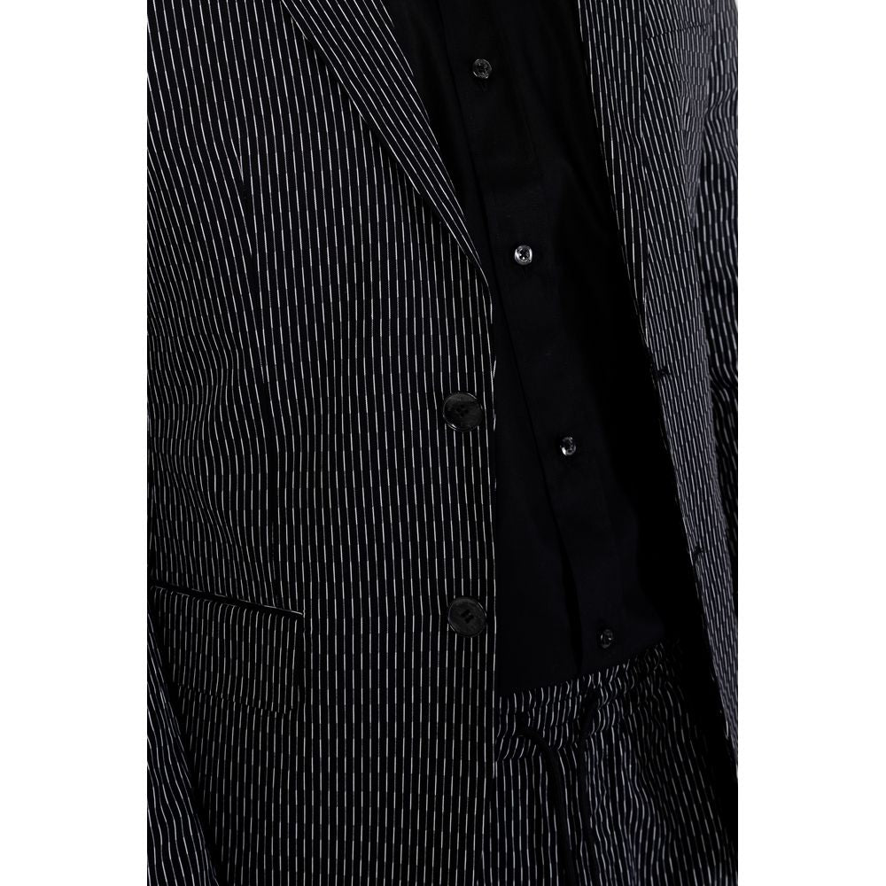 Antony Morato Black Cotton Blazer Antony Morato Black