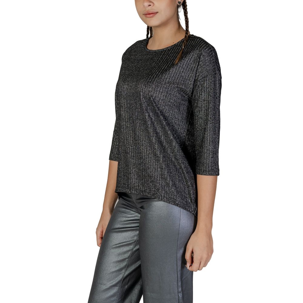 Vero Moda Bicolor Recycled Polyester Long Sleeve T-Shirt