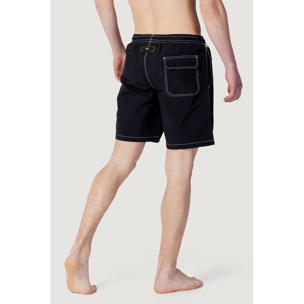 Blauer Black Polyester Swimwear Blauer Light Gray