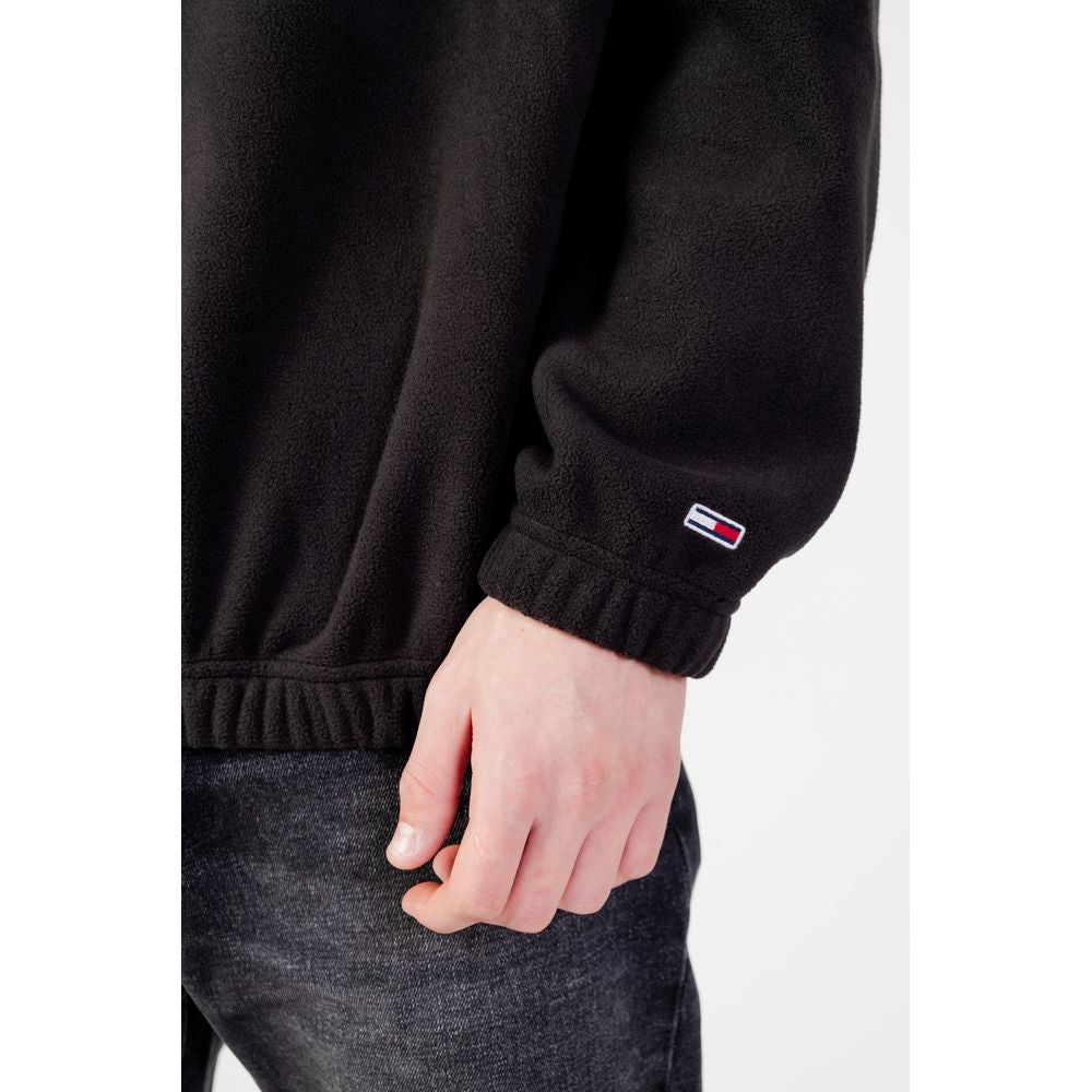 Tommy Hilfiger Jeans Black Recycled Polyester Sweater Tommy Hilfiger Jeans Light Gray