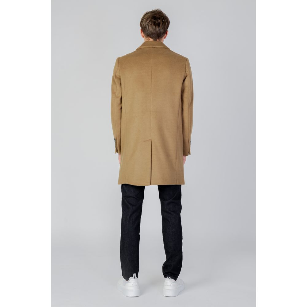 Antony Morato Beige Polyester Jacket Antony Morato Gray