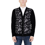 Antony Morato Black Wool Cardigan AN-11852000009-IT52 | XL