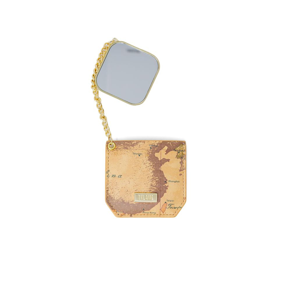 Alviero Martini Prima Classe Beige Copper Keychain Alviero Martini Prima Classe Tan
