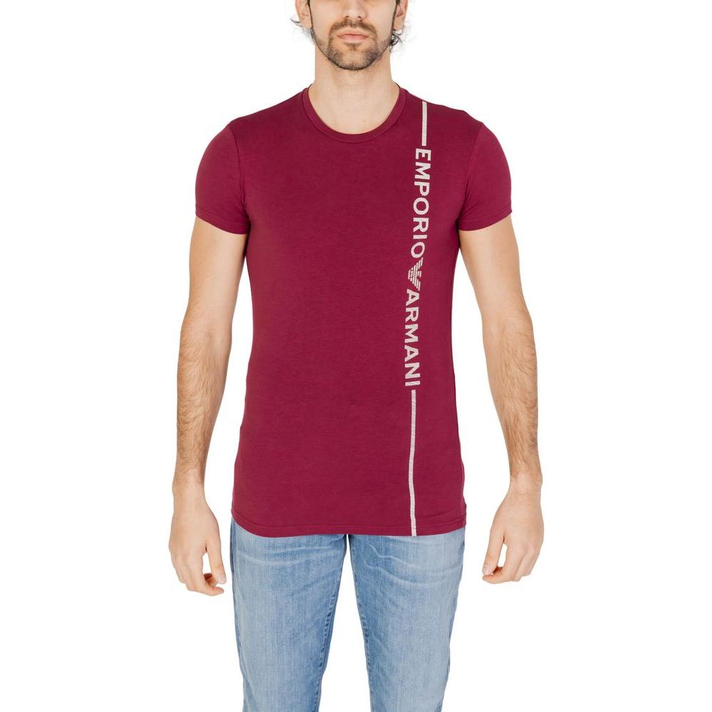 Emporio Armani Underwear Bordeaux Cotton T-Shirt Emporio Armani Underwear Gray