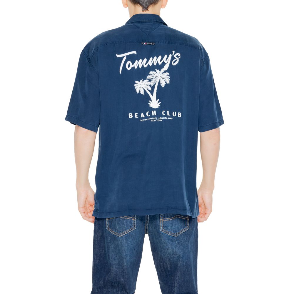 Tommy Hilfiger Jeans Blue Lyocell Shortsleeve Shirt
