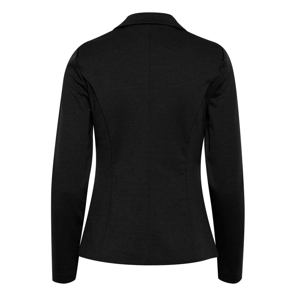 ICHI Black Polyester Suits & Blazer ICHI Black