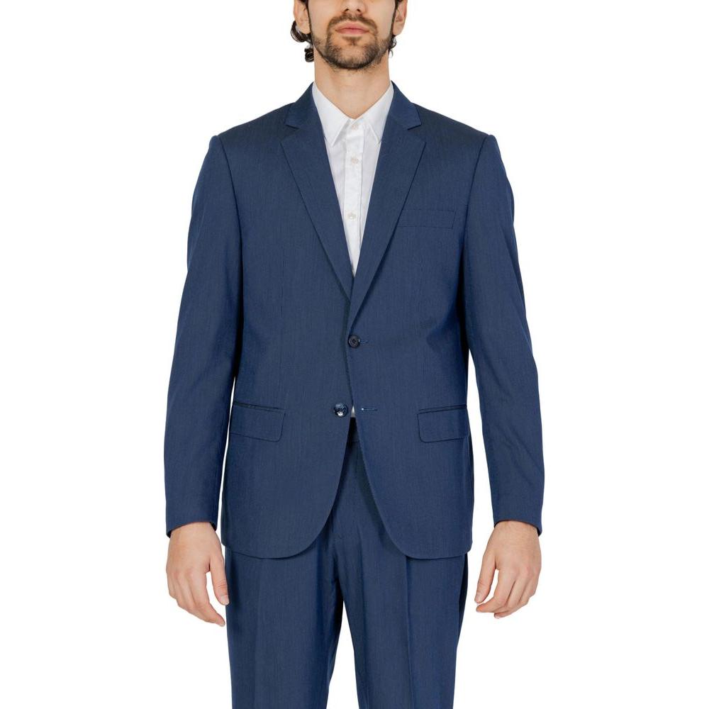 Antony Morato Blue Polyester Suit Antony Morato Dark Slate Gray