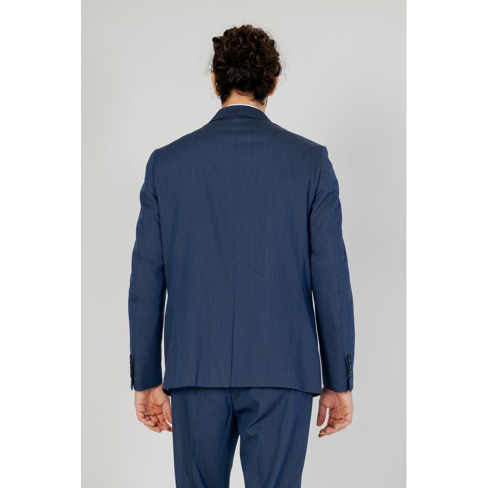 Antony Morato Blue Polyester Suit Antony Morato Light Gray