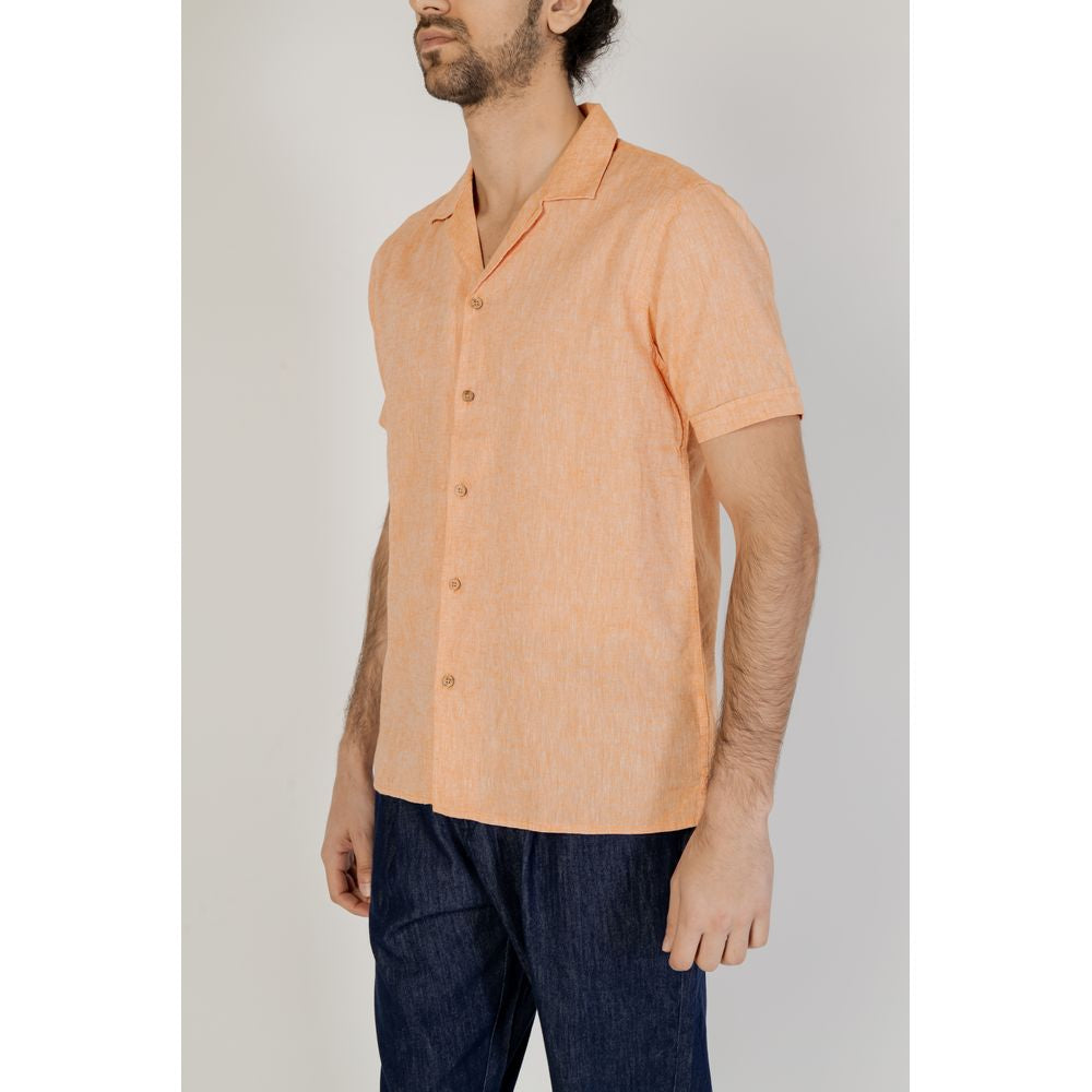 Hamaki-Ho Orange Linen Shirt Hamaki-Ho Gray