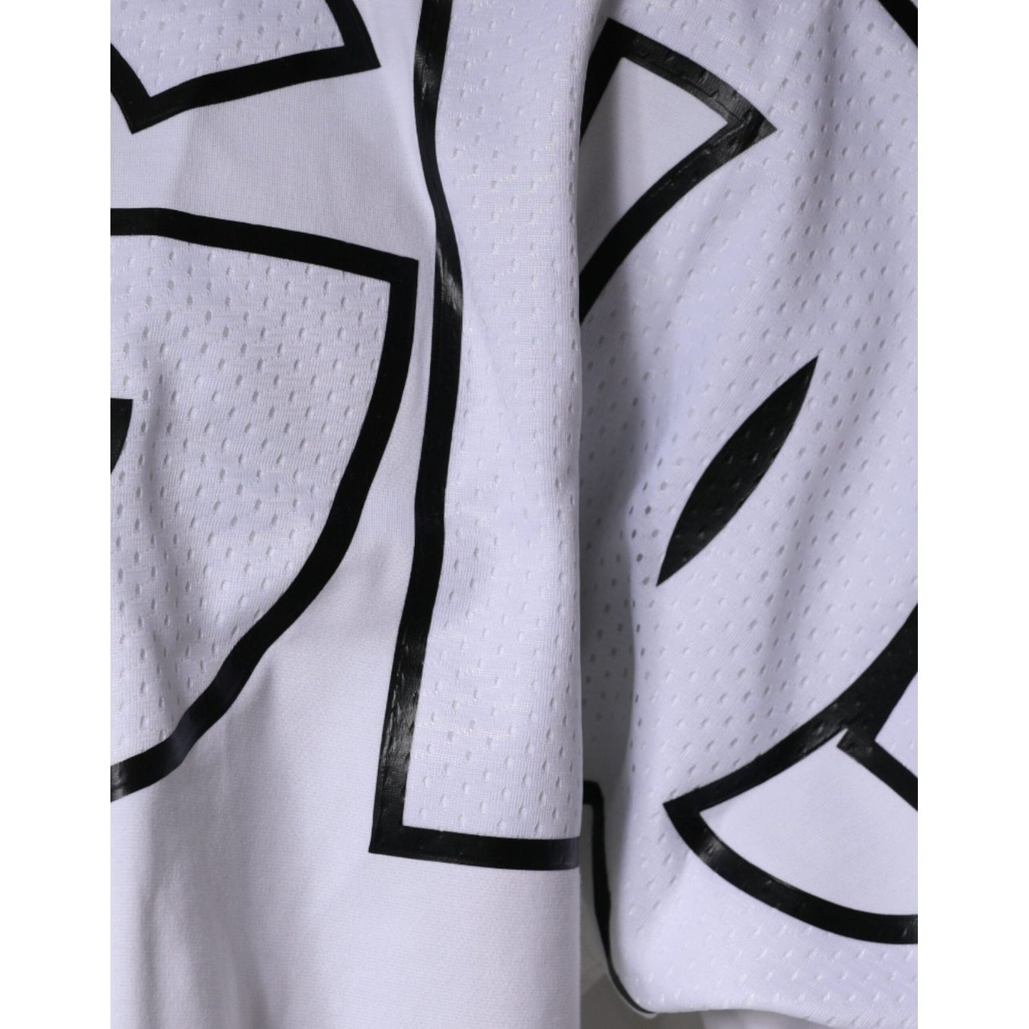 Dolce & Gabbana White Logo Print Crew Neck T-shirt Dolce & Gabbana Gray