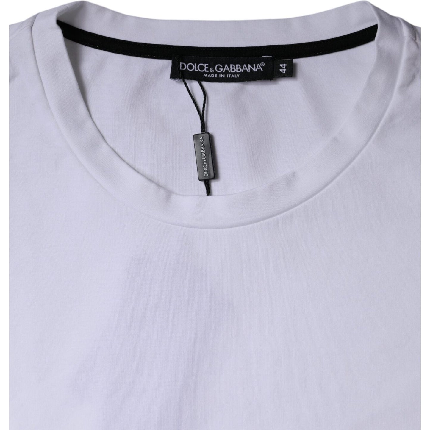 Dolce & Gabbana White Red Lips Print Cotton T-shirt Dolce & Gabbana Thistle