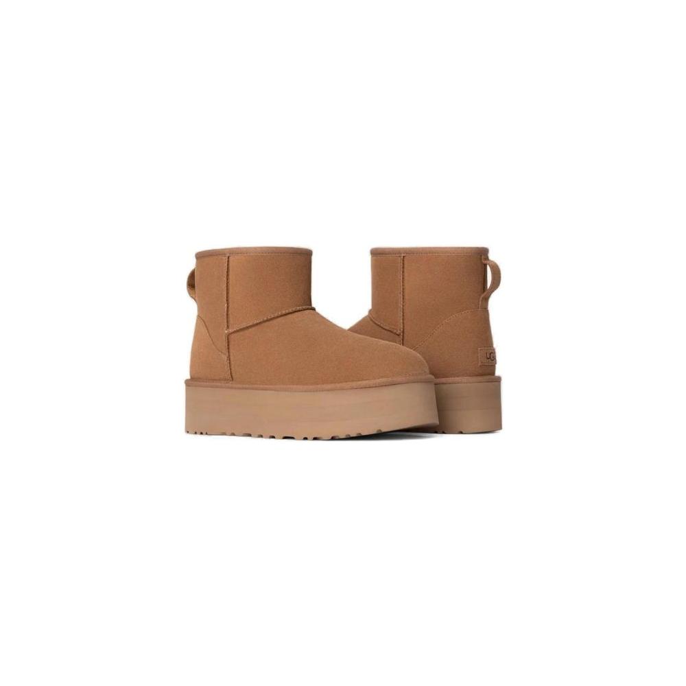 UGG Beige Suede Leather Boot UGG Sienna