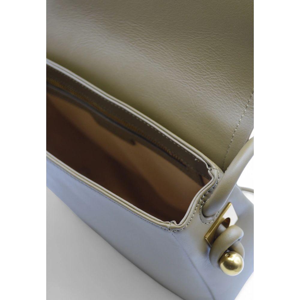 PINKO Green Leather Women Crossbody Bag PINKO Slate Gray
