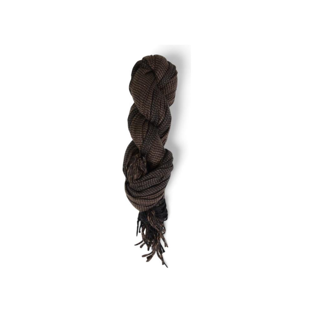 Antony Morato Brown Polyester Scarf Antony Morato Light Gray