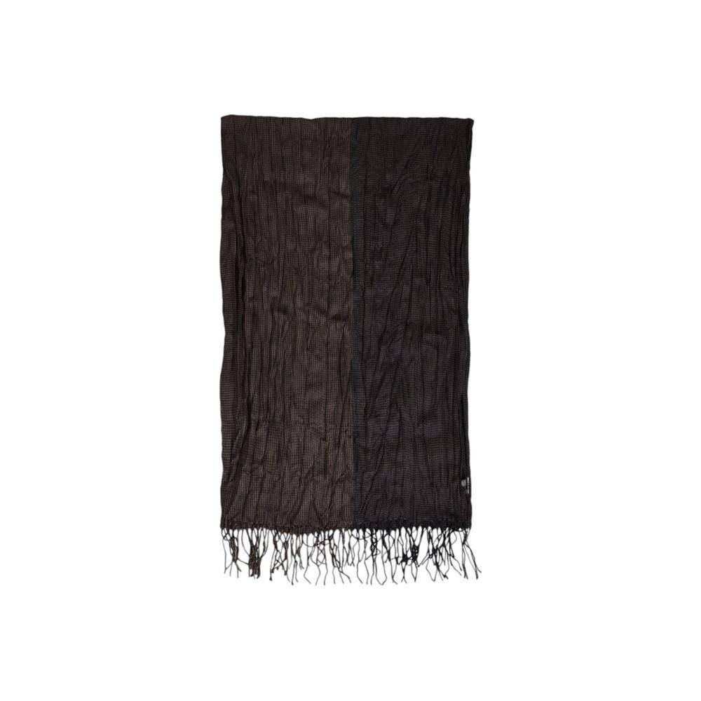 Antony Morato Brown Polyester Scarf Antony Morato Dark Slate Gray