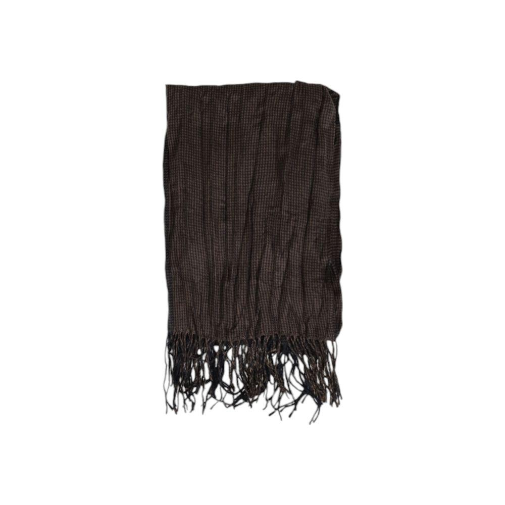 Antony Morato Brown Polyester Scarf Antony Morato Dark Slate Gray
