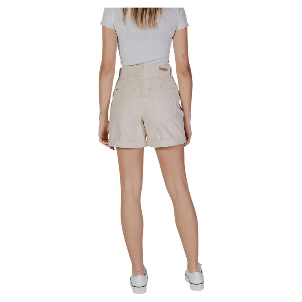 B.Young Beige Cotton Short B.Young Dark Gray