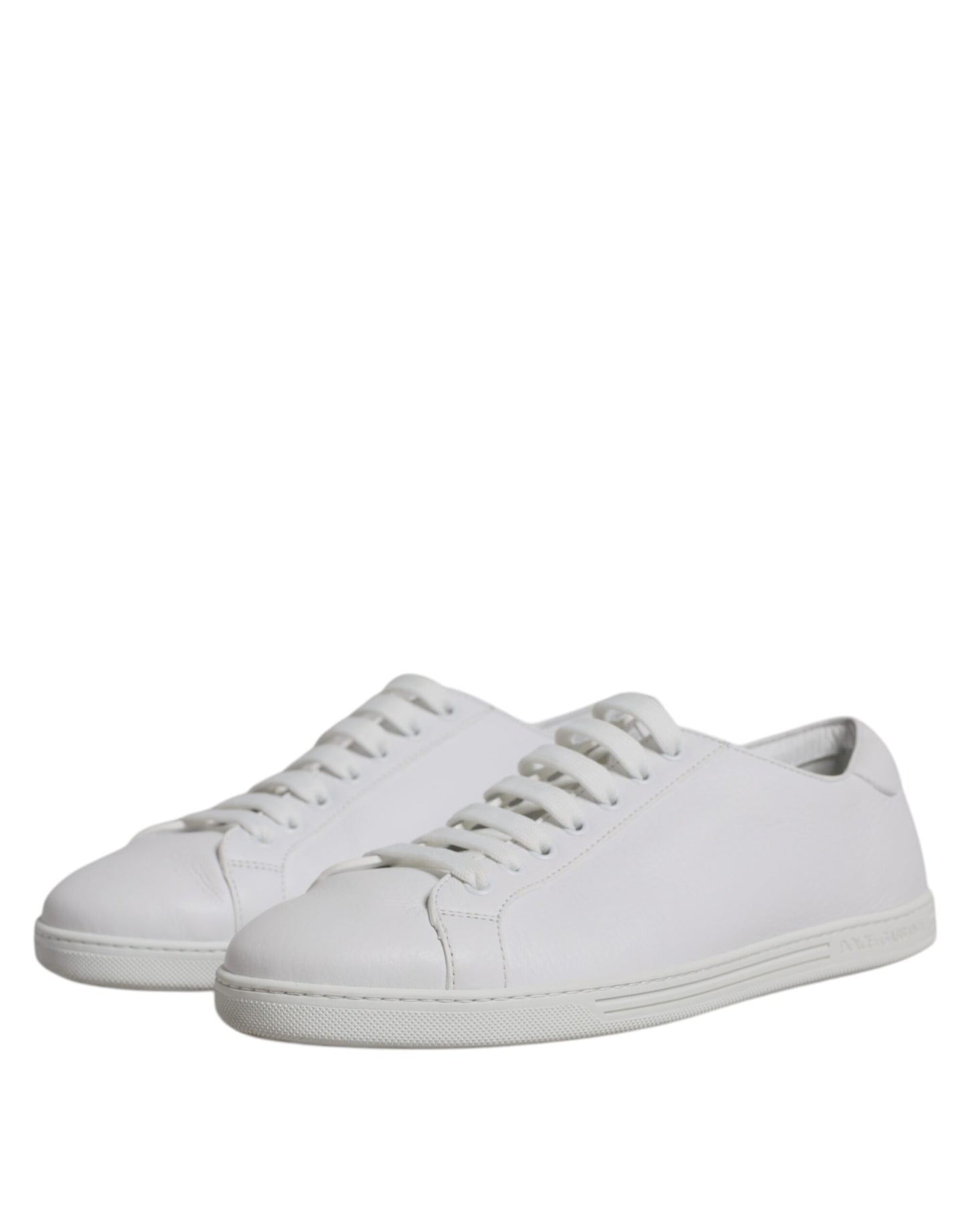 Dolce & Gabbana White Low Top Men Saint Tropez Sneakers Shoes Dolce & Gabbana Light Gray