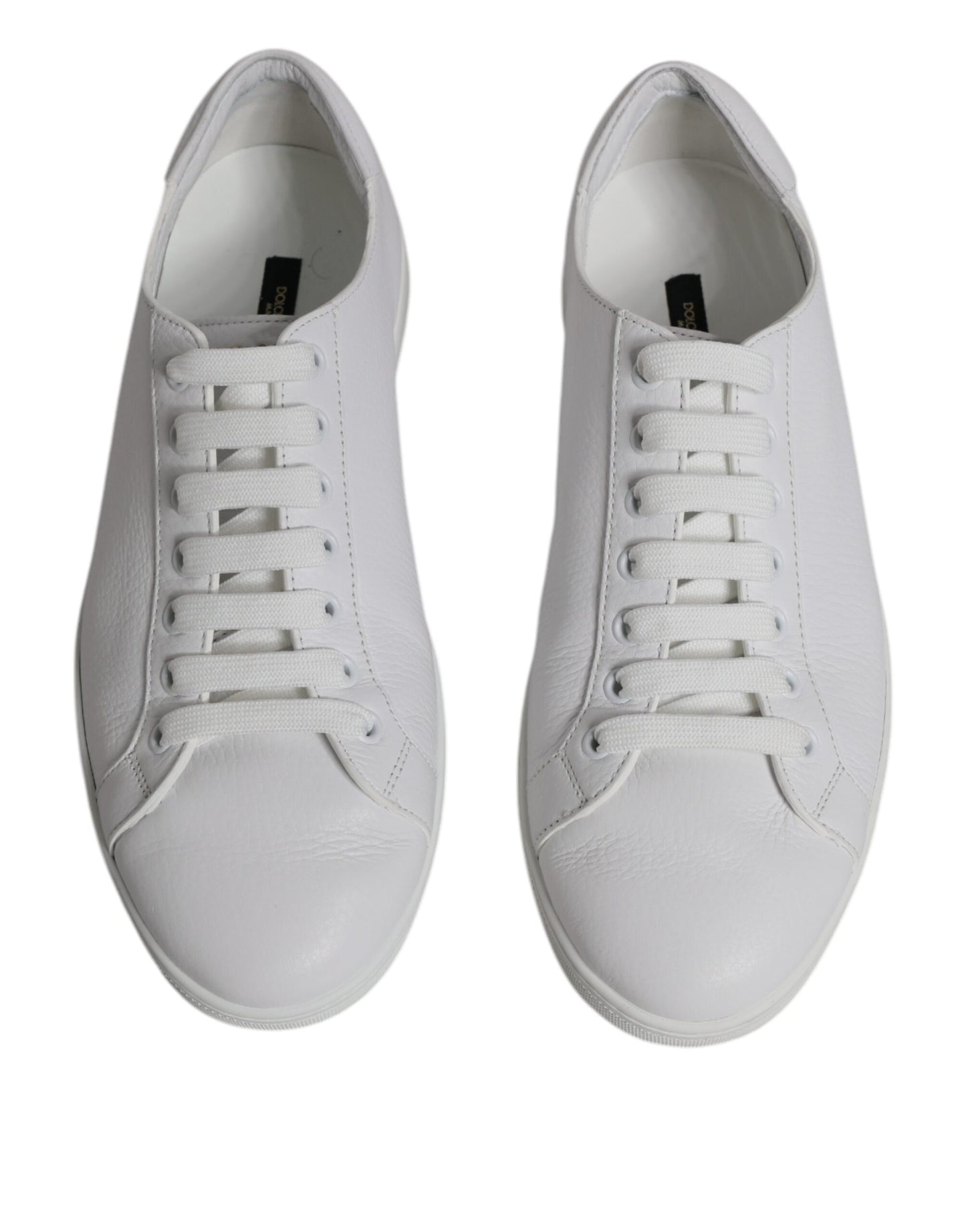 Dolce & Gabbana White Low Top Men Saint Tropez Sneakers Shoes Dolce & Gabbana Gray