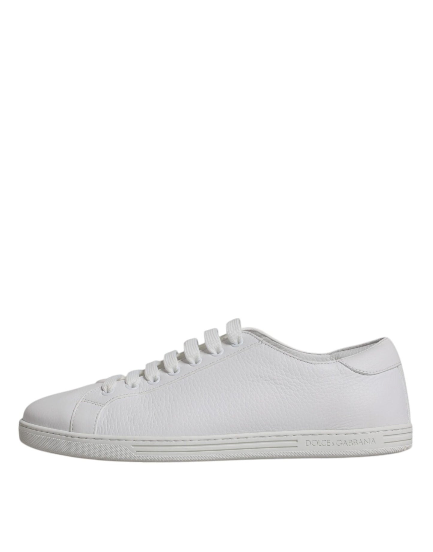 Dolce & Gabbana White Low Top Men Saint Tropez Sneakers Shoes Dolce & Gabbana Light Gray