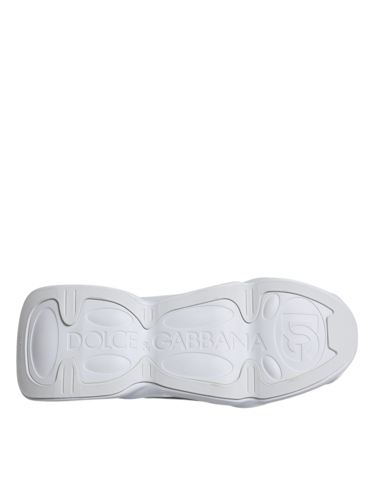 Dolce & Gabbana White Slip On Wave Low Top Men Sneakers Shoes Dolce & Gabbana Light Gray