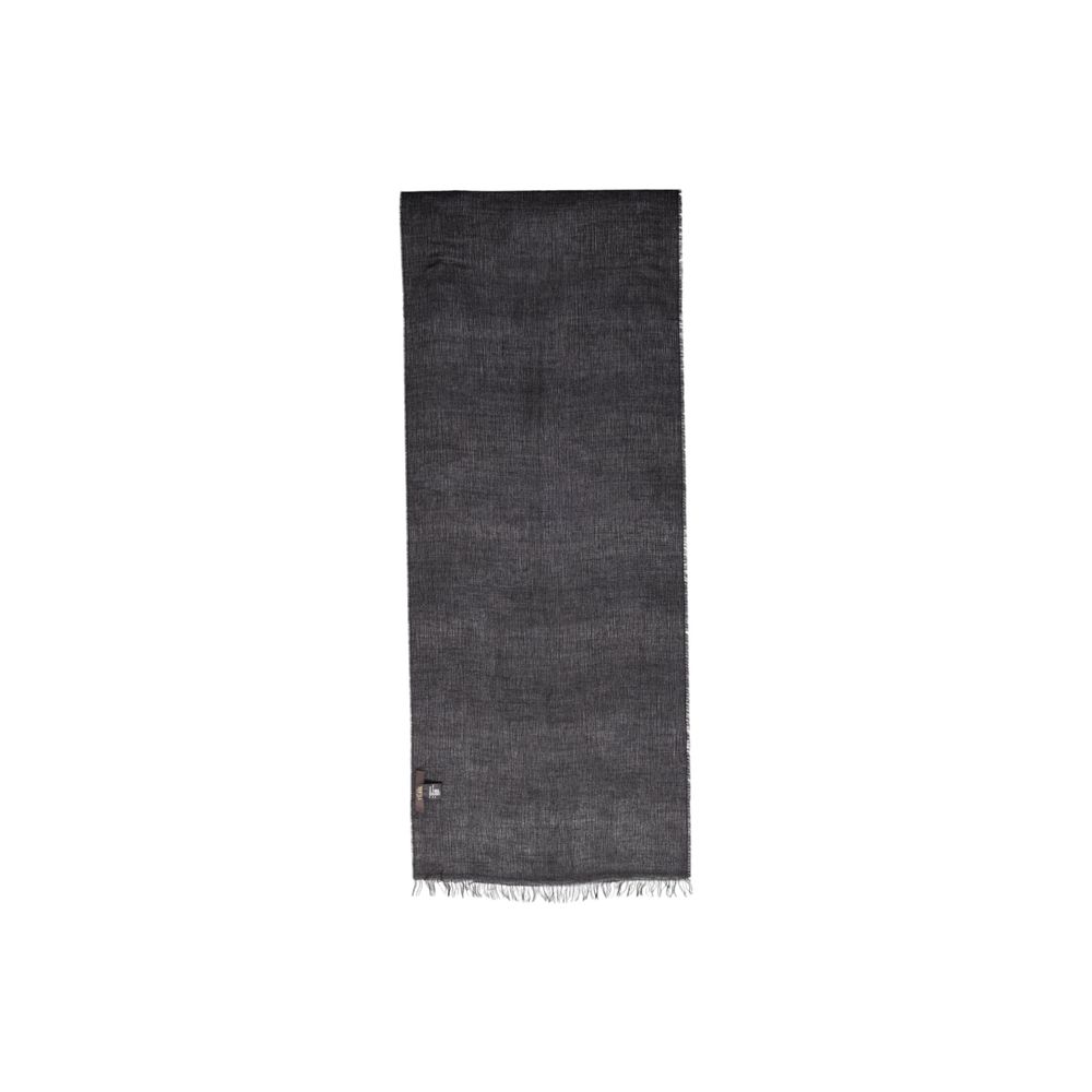 Alviero Martini Prima Classe Gray Polyacrylic Scarf Alviero Martini Prima Classe Dark Slate Gray